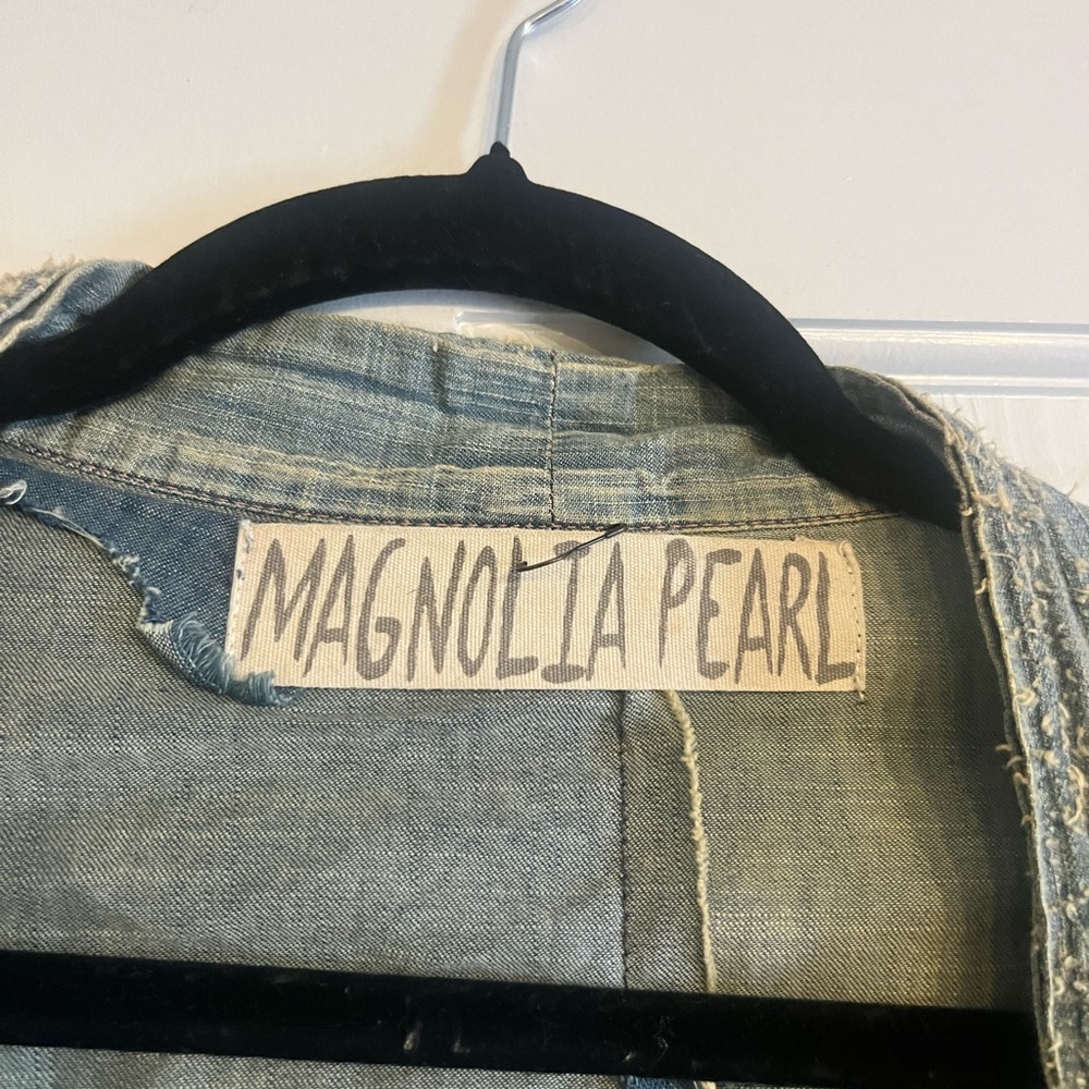 Magnolia Pearl Daiji Denim Dragon Kimono